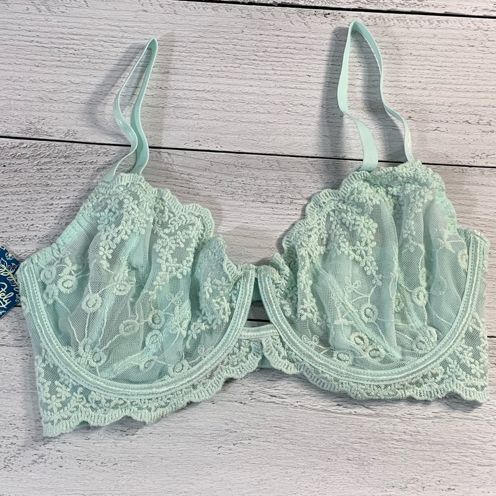 NWT Free People Daydreamer Lace Underwire Bra 34DD